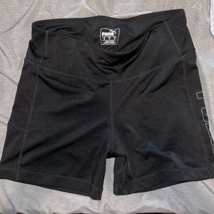 Spandex athletic shorts